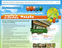 Tablet Screenshot of parqueinfantilmultiaventura.com